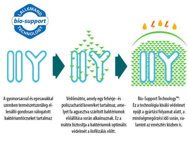 Pszichobiotikum Bio-Support és KONTROLLÁLT GYÁRTÁSTECHNOLÓGIA