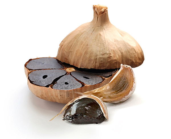 Fermentált fekete fokhagyma, szagtalan vegán és gluténmentes termék